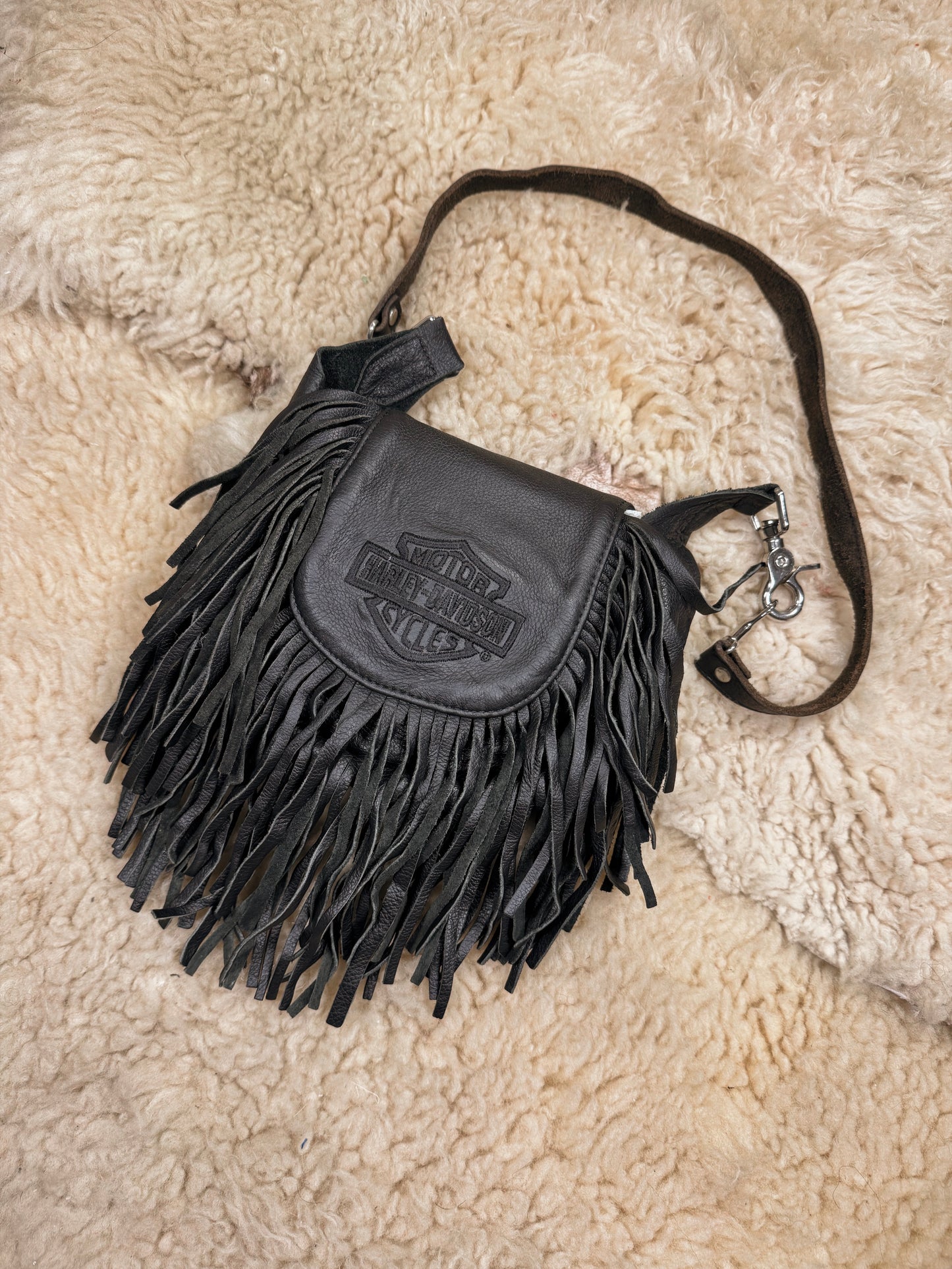 Black Widow Harley-Davidson Fringe Bag