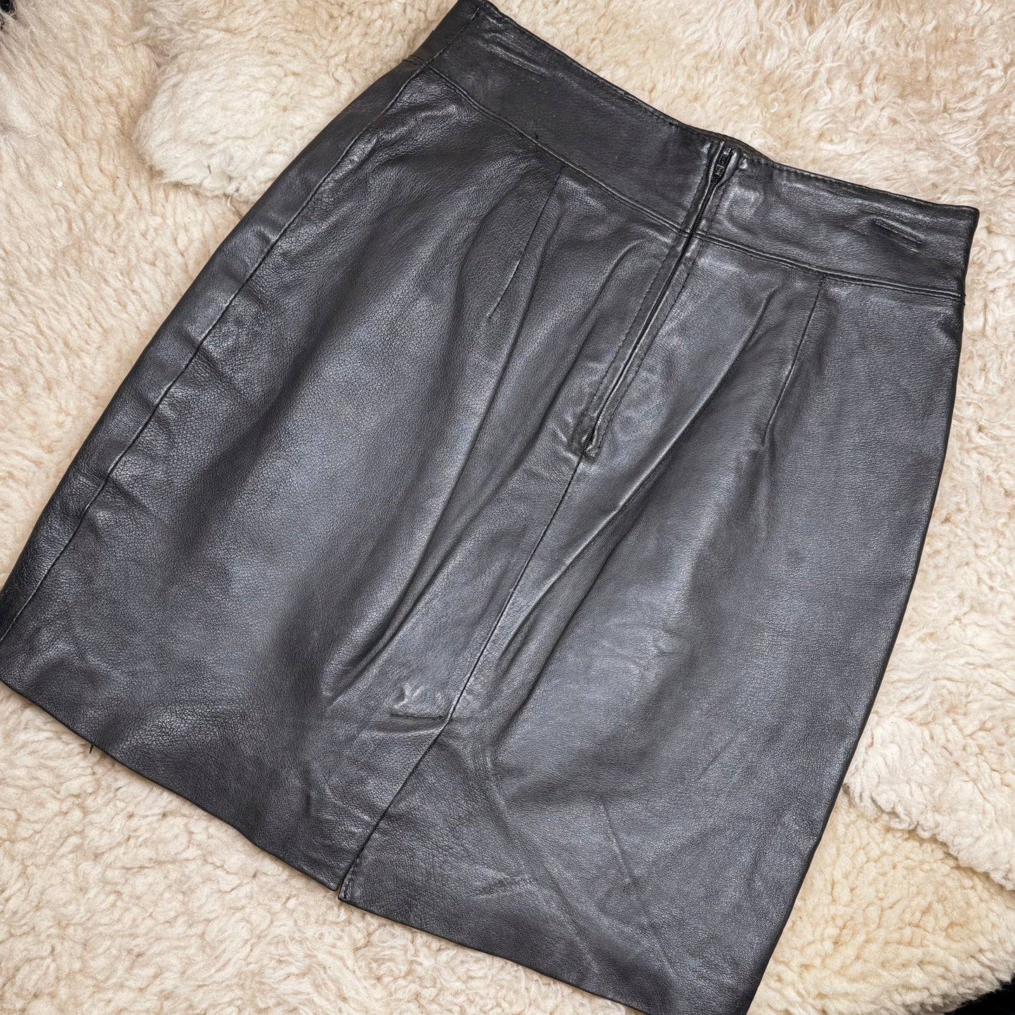 Poison Girl Leather Skirt