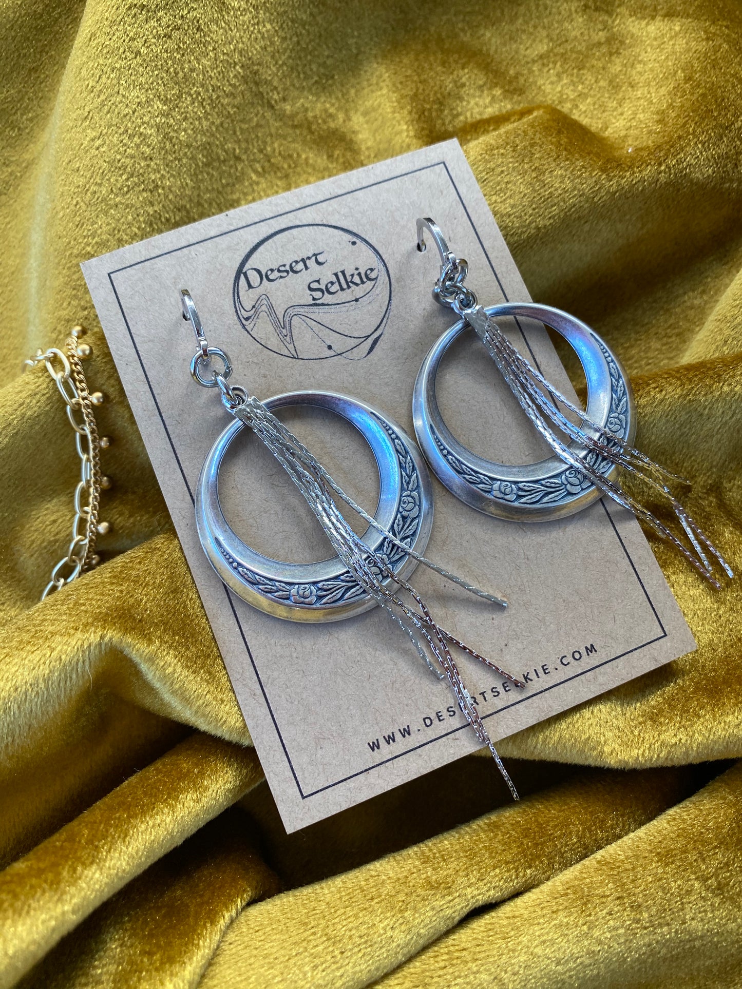 Demeter hoop earrings